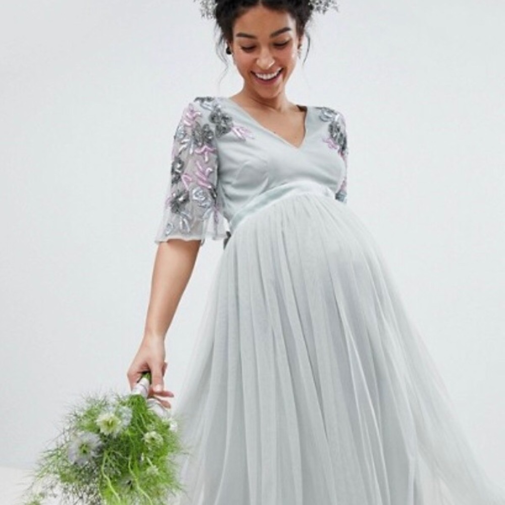 ASOS Maya Maternity Sequined Cocktail Dress